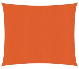 Stínící plachta 160 g/m² oranžová 3,6 x 3,6 m HDPE