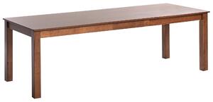 Rozkládací jídelní stůl MADURA Tmavý jasan 160/240 cm 90 cm