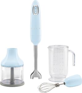 Smeg HBF03PBEU. Tyčový mixér 50's Style II s příslušenstvím modrý pastel