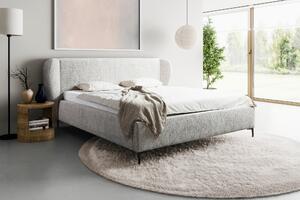 ČALOUNĚNÁ POSTEL, 180/200 cm, béžová MID.YOU - Postele s úložným prostorem, Online Only