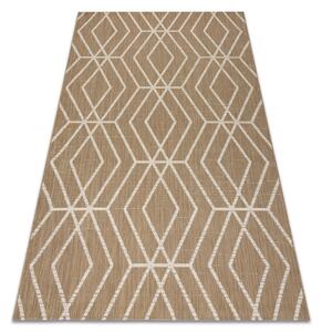 Koberec SIZAL FLAT 48956265 geometrický, béžový / naturální