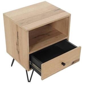 NOČNÍ STOLEK, dub, barvy dubu, 45/55/35 cm Landscape - Online Only noční stolky, Online Only