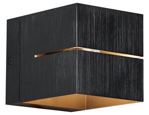 Moderní nástěnné svítidlo Gunmetal se světelným efektem - Transfer Groove