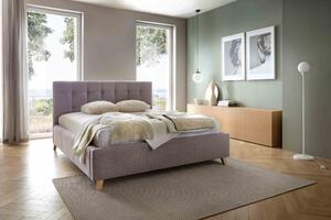 Čalouněná postel Tesina 90 x 200, světle šeříková Massimo