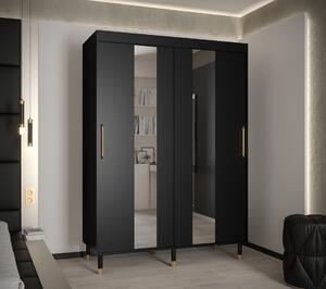 Šatní skříň Abi Calipso Pol Barva korpusu: Bílá, Rozměry: 250 cm, Dveře: Bílá + zrcadlo