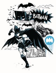 Umělecký tisk Batman - Draw, (26.7 x 40 cm)