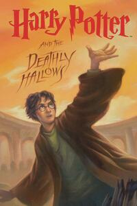 Umělecký tisk Harry Potter - Deathly Hallows book cover