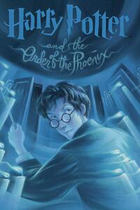 Umělecký tisk Harry Potter - Order of the Phoenix book cover, (26.7 x 40 cm)