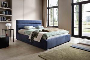 Čalouněná postel Teora 90 x 200, modrá Cloud