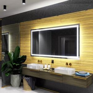 Koupelnové zrcadlo s LED podsvícením ATLANTA šířka: 60 cm, výška: 40 cm