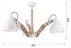 Přisazený lustr MARCELLO 3xE27/60W/230V