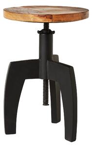 TABURET, dřevo, kov, 36/48/36 cm Ambia Home - Taburety