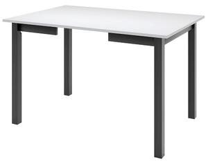 Jídelní stůl ARIEL P | 85x85 cm | rozkládací | černé dřevěné nohy | VÝBĚR DEKORU DESKY