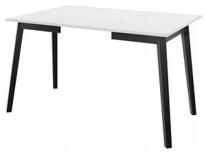 Jídelní stůl ARIEL S | 85x85 cm | rozkládací | černé dřevěné nohy | VÝBĚR DEKORU DESKY