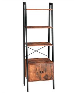 REGÁL, hnědá, černá, uhlíková ocel, 56/172/34 cm Boxxx, Online Only
