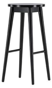Barová židle Mollösand, 2ks, černá, 36x36x75