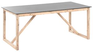 Zahradní jídelní stůl NOTTERI 180 cm 90 cm Beton Šedá