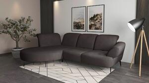 ROHOVÁ SEDAČKA, textil, barvy grafitu Sit & More - Sedací soupravy, Online Only