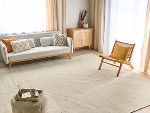 Vlněný koberec 300 x 400 cm béžový SASNAK