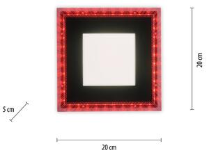 LED stropní Acri CCT RGB dálkové ovládání 20x20cm