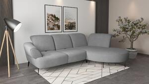 ROHOVÁ SEDAČKA, textil, šedá Sit & More - Sedací soupravy, Online Only