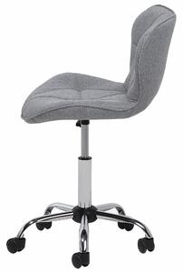 Čalouněná kancelářská židle šedá VALETTA