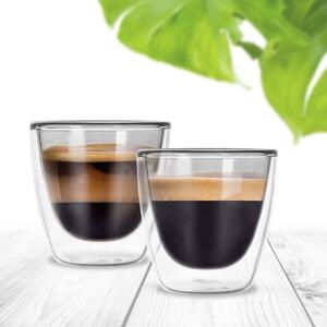Dvoustěnná sklenice DOUBLE espresso 0,11 l 2 ks