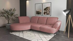 ROHOVÁ SEDAČKA, textil, starorůžová Sit & More - Sedací soupravy, Online Only