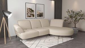 ROHOVÁ SEDAČKA, textil, krémová Sit & More - Sedací soupravy, Online Only