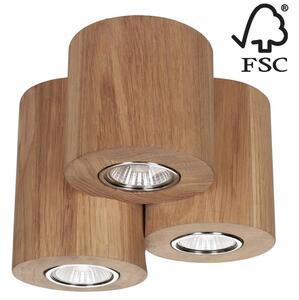 Spot-Light 2066374 - Stropní svítidlo WOODDREAM 3xGU10/6W/230V