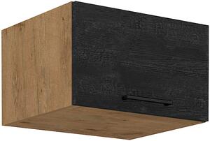 STL 60 cm skříňka horní jednodveřová (hloubka 57 cm) VIGO Barevné provedení kuchyně VIGO: Dub Lancelot / Dark Wood