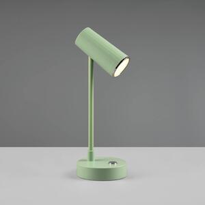 LED stolní lampa Lenny CCT s baterií, zelená