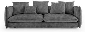 Designová sedačka Ramilah 228 cm šedý samet