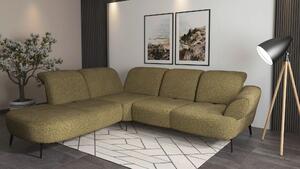ROHOVÁ SEDAČKA, textil, olivově zelená Sit & More - Sedací soupravy, Online Only