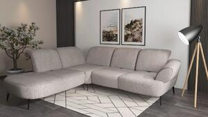 ROHOVÁ SEDAČKA, textil, barvy stříbra Sit & More - Sedací soupravy, Online Only