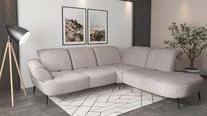 ROHOVÁ SEDAČKA, textil, barvy stříbra Sit & More - Sedací soupravy, Online Only