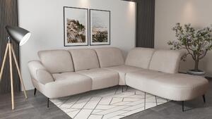 ROHOVÁ SEDAČKA, textil, šedobéžová Sit & More - Sedací soupravy, Online Only