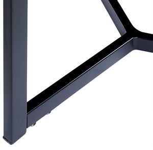 Odkládací stolek tmavé dřevo/černý TIPPO