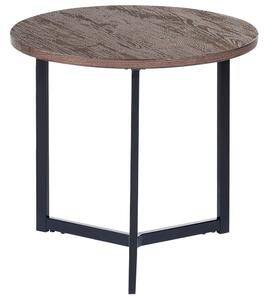 Odkládací stolek tmavé dřevo/černý TIPPO