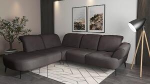 ROHOVÁ SEDAČKA, textil, barvy grafitu Sit & More - Sedací soupravy, Online Only