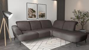 ROHOVÁ SEDAČKA, textil, barvy grafitu Sit & More - Sedací soupravy, Online Only