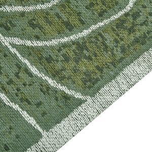 Bavlněný koberec 200 x 300 cm zelený SARMIN