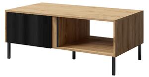 Konferenční stolek Munkki 8 (dub + černá). 1087323