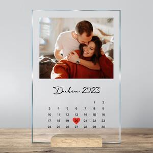 INSPIO - výroba dárků a dekorací - Kalendář na skle, významné datum s fotkou