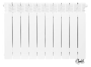 KFA Armatura G500F dekorativní radiátor 64.4x57.2 cm podłączenie spodní bílá 789-081-44