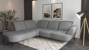 ROHOVÁ SEDAČKA, textil, šedá Sit & More - Sedací soupravy, Online Only