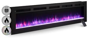 Elektrický krb, vestavný krb BALDERIA Leif 70 – topný výkon až 1800 W, černý
