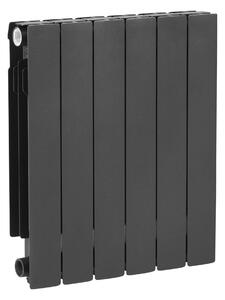 KFA Armatura ADR pokojový radiátor 57x48.3 cm podłączenie boční grafitová 763-060-61