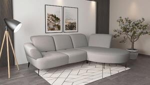 ROHOVÁ SEDAČKA, textil, světle šedá Sit & More - Sedací soupravy, Online Only