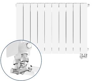 KFA Armatura ADR pokojový radiátor 57x80.5 cm podłączenie spodní bílá 763-103-44